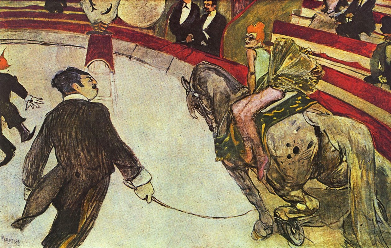 La amazona en el Circo Fernando de Henri de Toulouse Lautrec