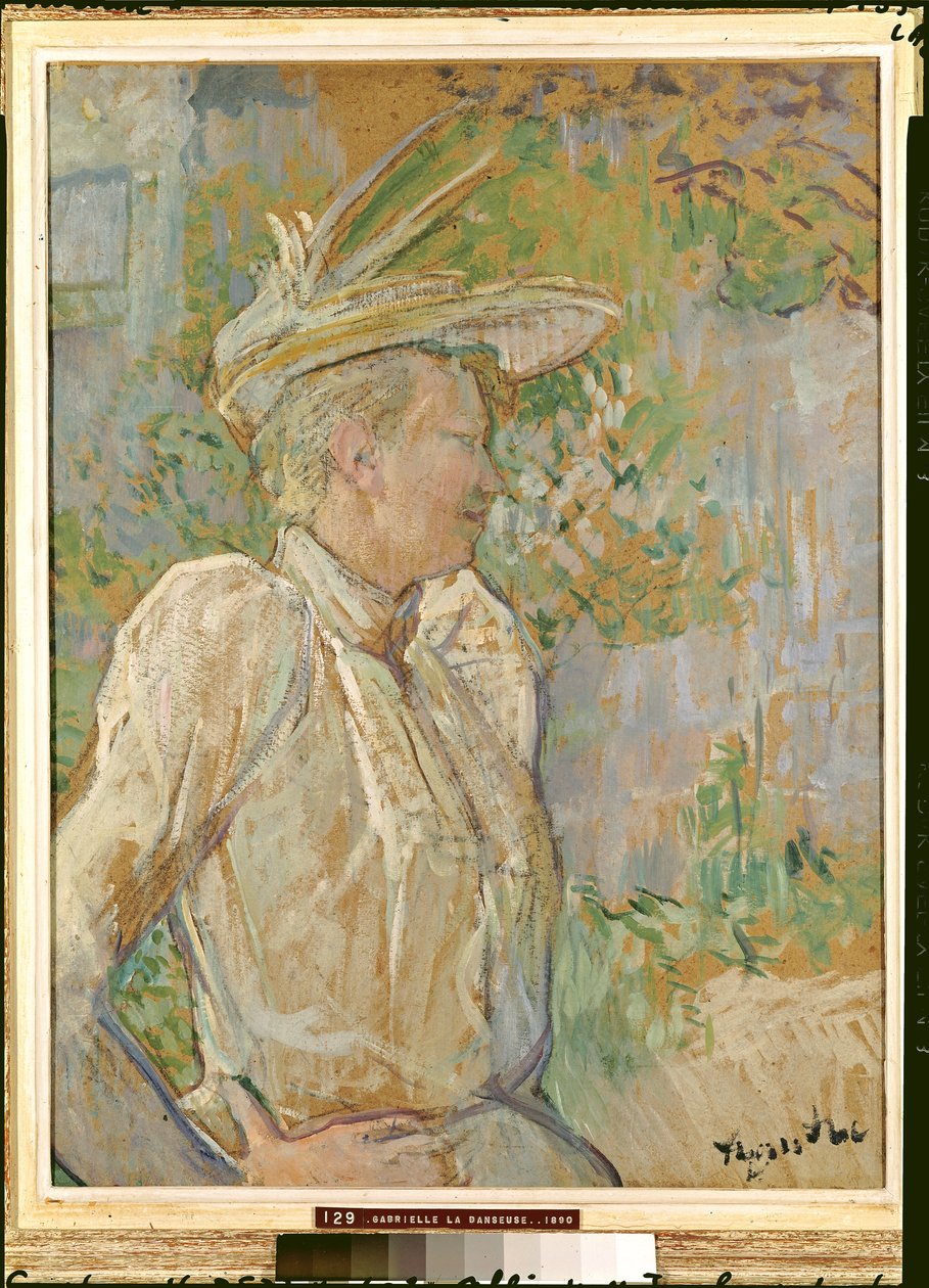 Gabrielle la bailarina, 1890 de Henri de Toulouse Lautrec