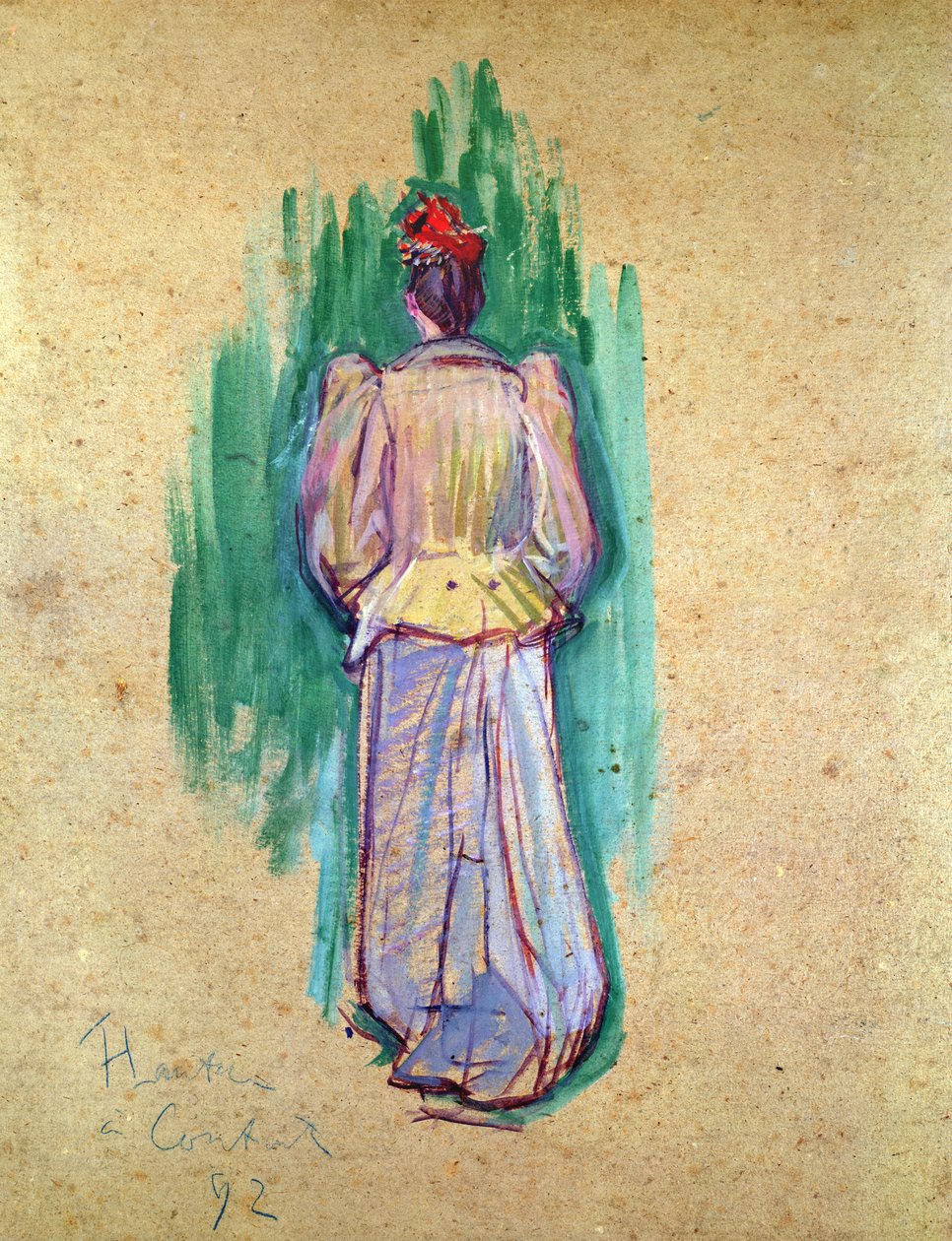La Paseante de Henri de Toulouse Lautrec