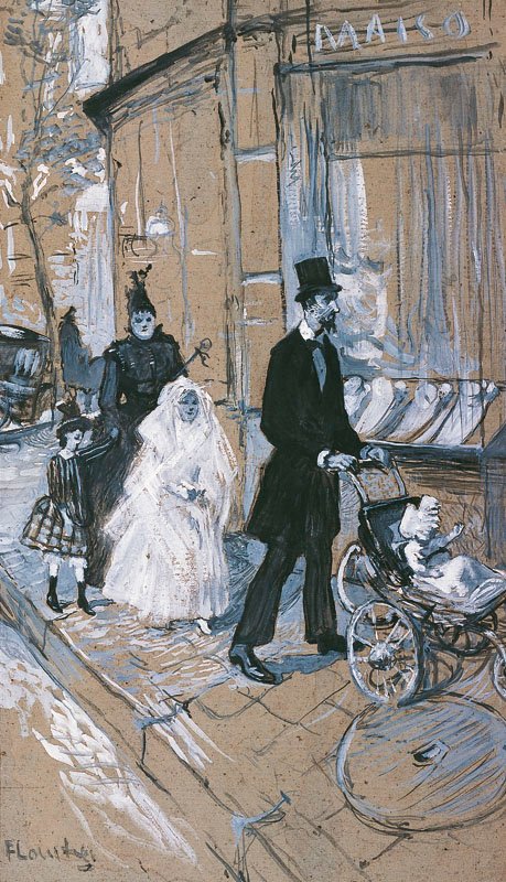 La primera comunión de Henri de Toulouse Lautrec