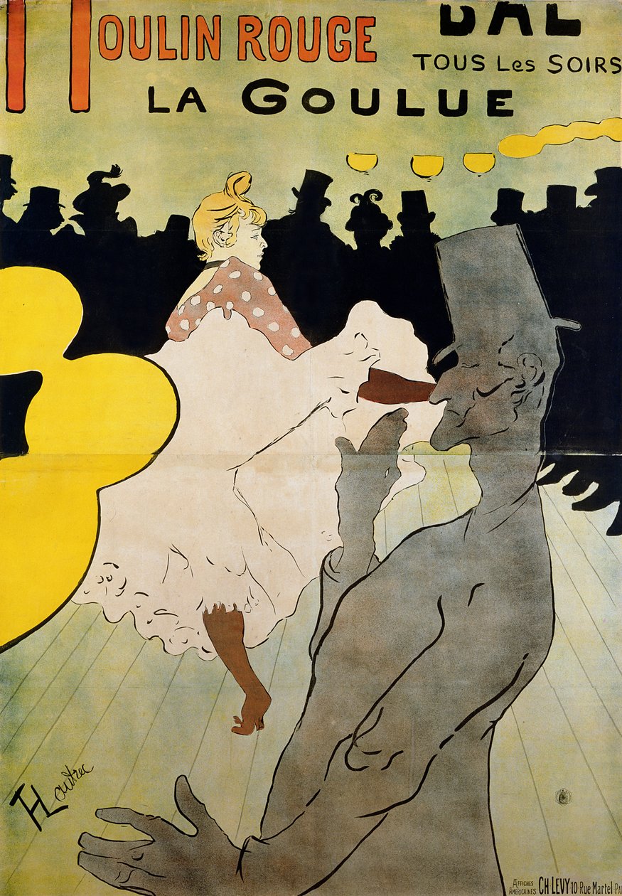 Moulin Rouge: La Goulue de Henri de Toulouse Lautrec