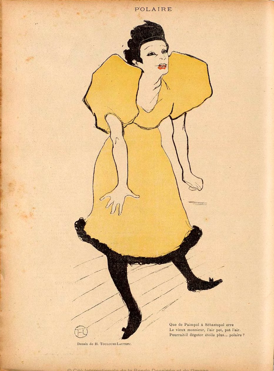 Polaire de La Rire de Henri de Toulouse Lautrec