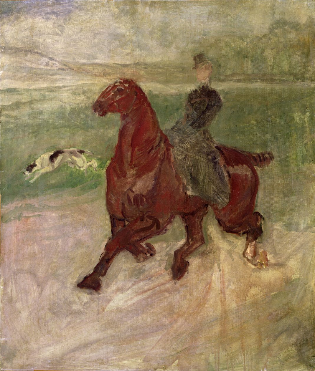 La Amazona, 1882 de Henri de Toulouse Lautrec