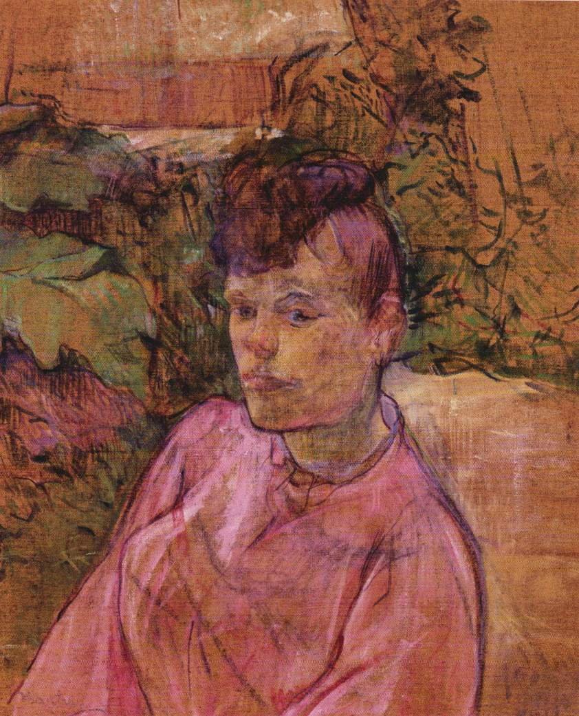 Mujer en el jardín de Monsieur Forest de Henri de Toulouse Lautrec