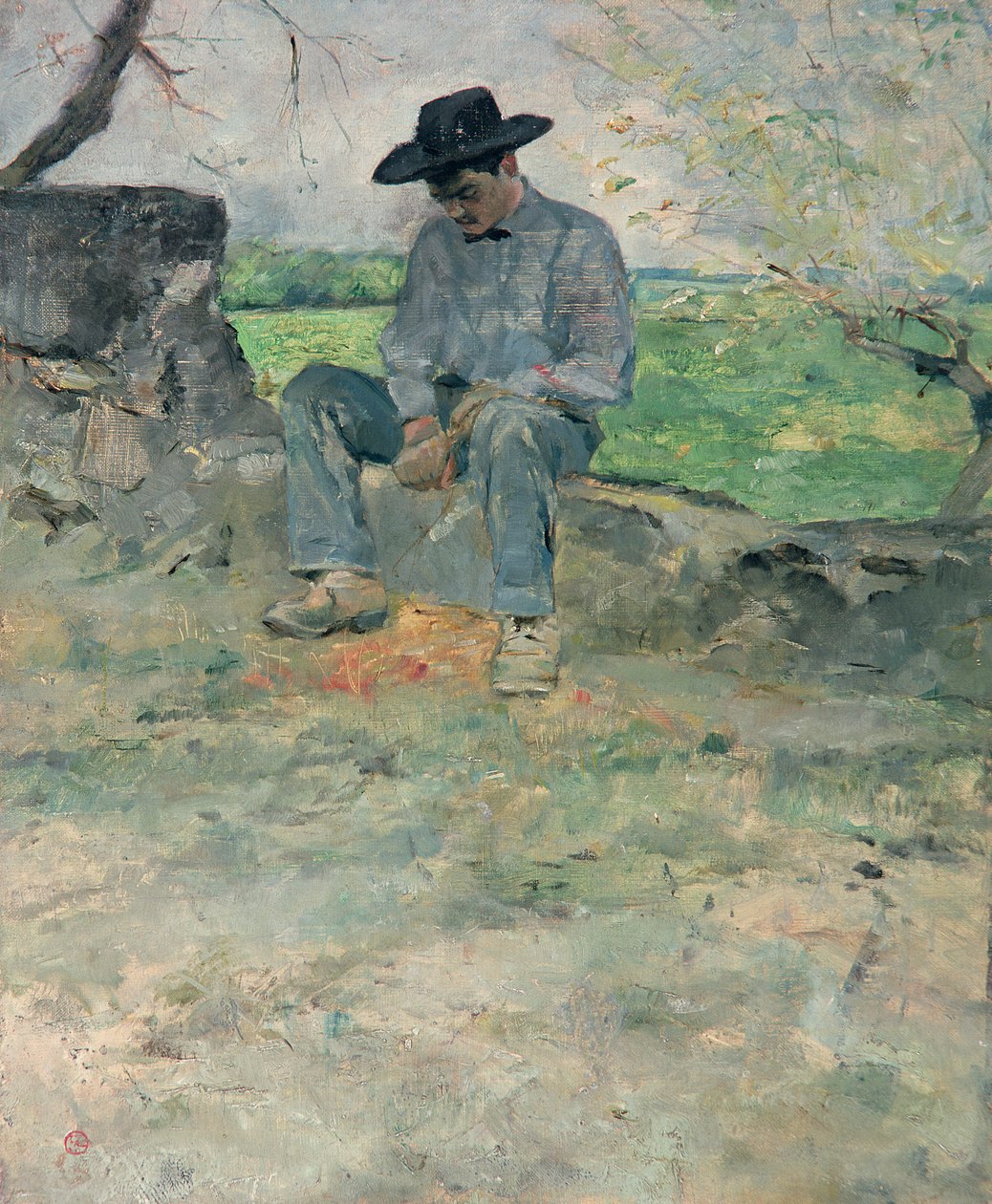 Joven Routy en Celeyran, 1882 de Henri de Toulouse Lautrec