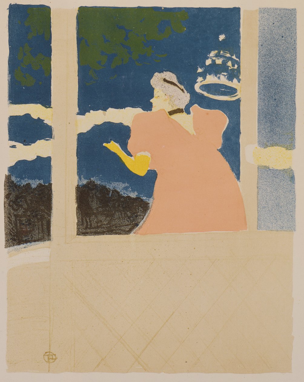 En el Teatro Ambassador, c. 1894 de Henri de Toulouse Lautrec