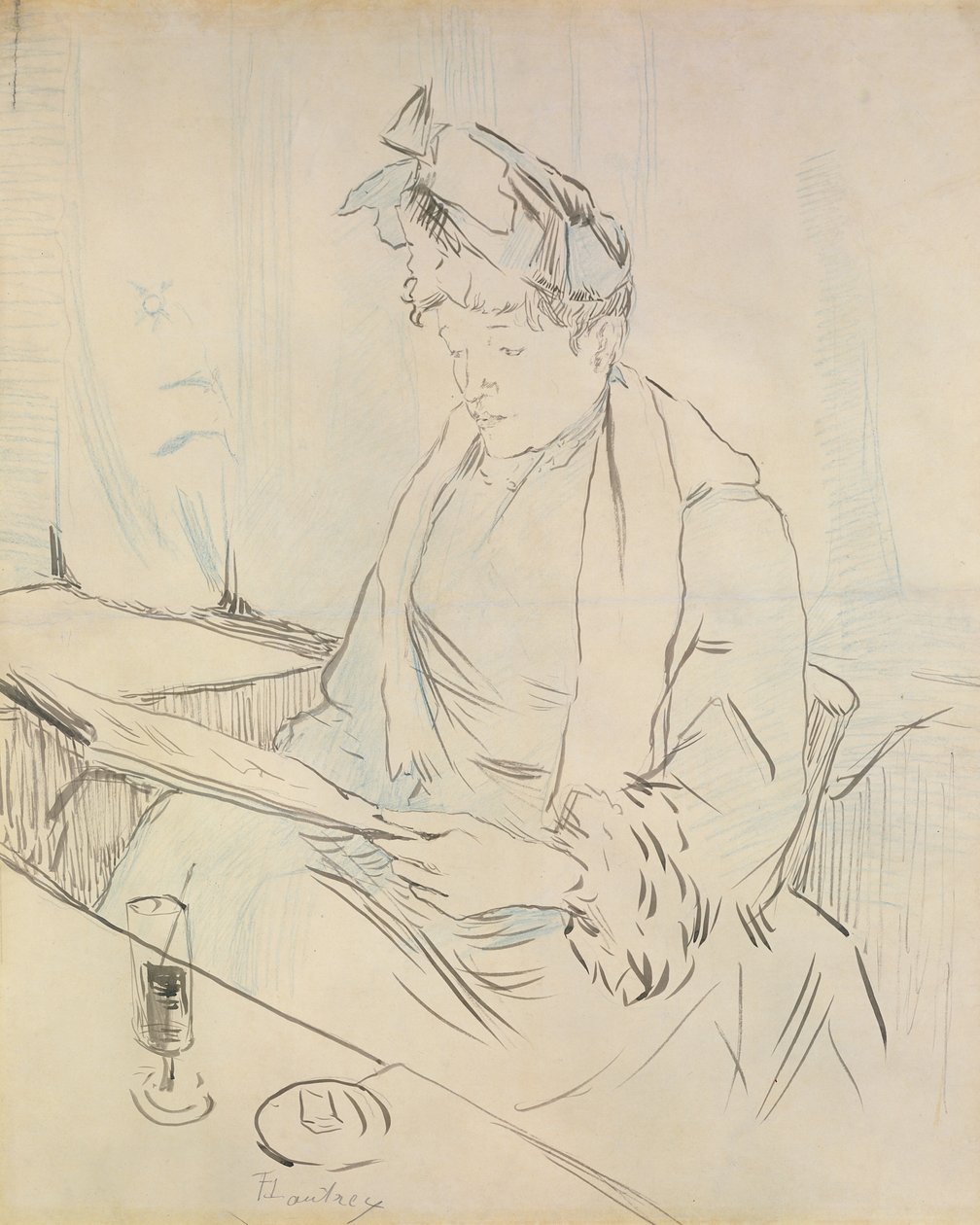 En el café de Henri de Toulouse Lautrec