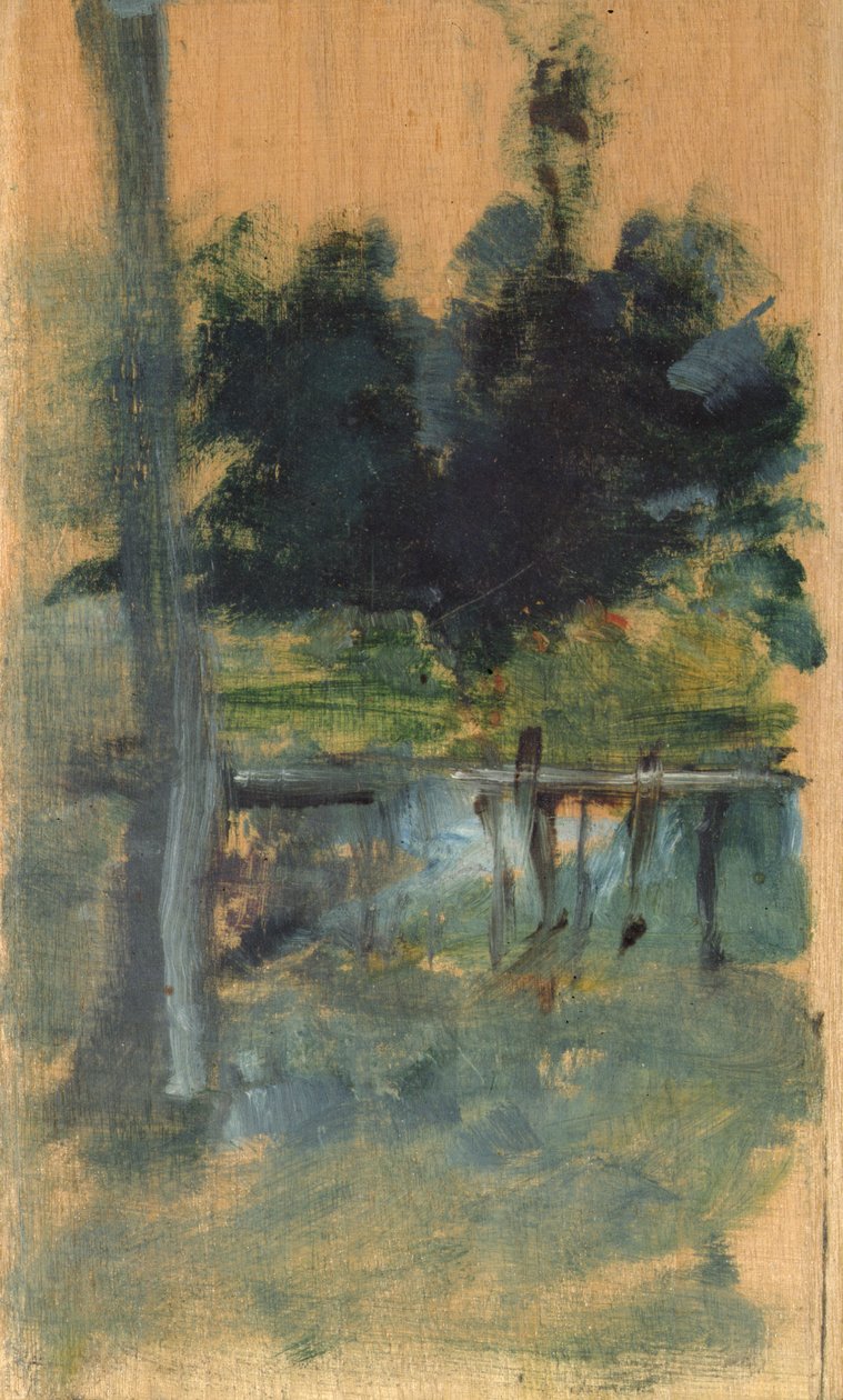Boceto de paisaje, 1885 de Henri de Toulouse Lautrec