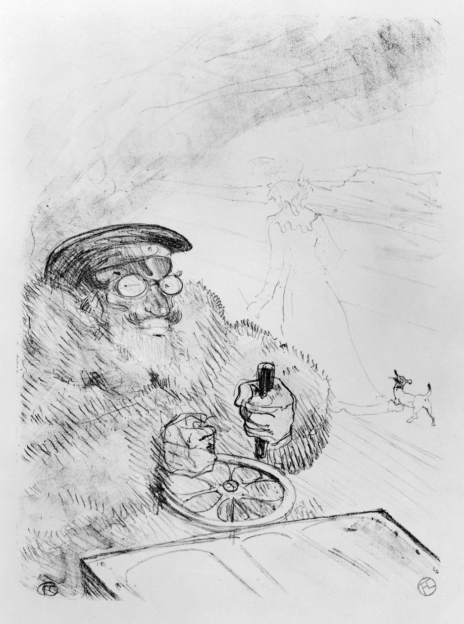 El Automovilista, 1896 de Henri de Toulouse Lautrec