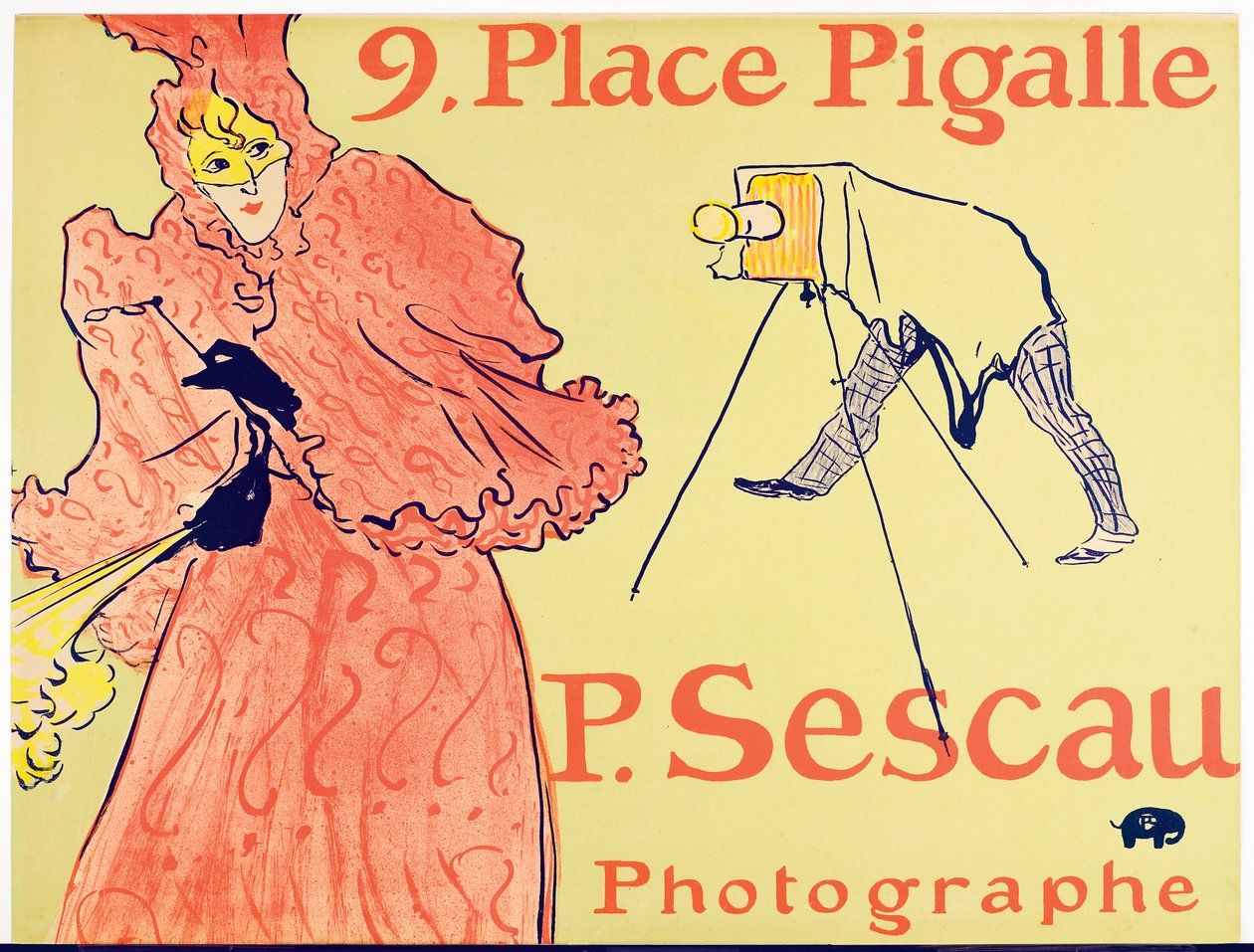 El Fotógrafo Sescau, 1896 de Henri de Toulouse Lautrec