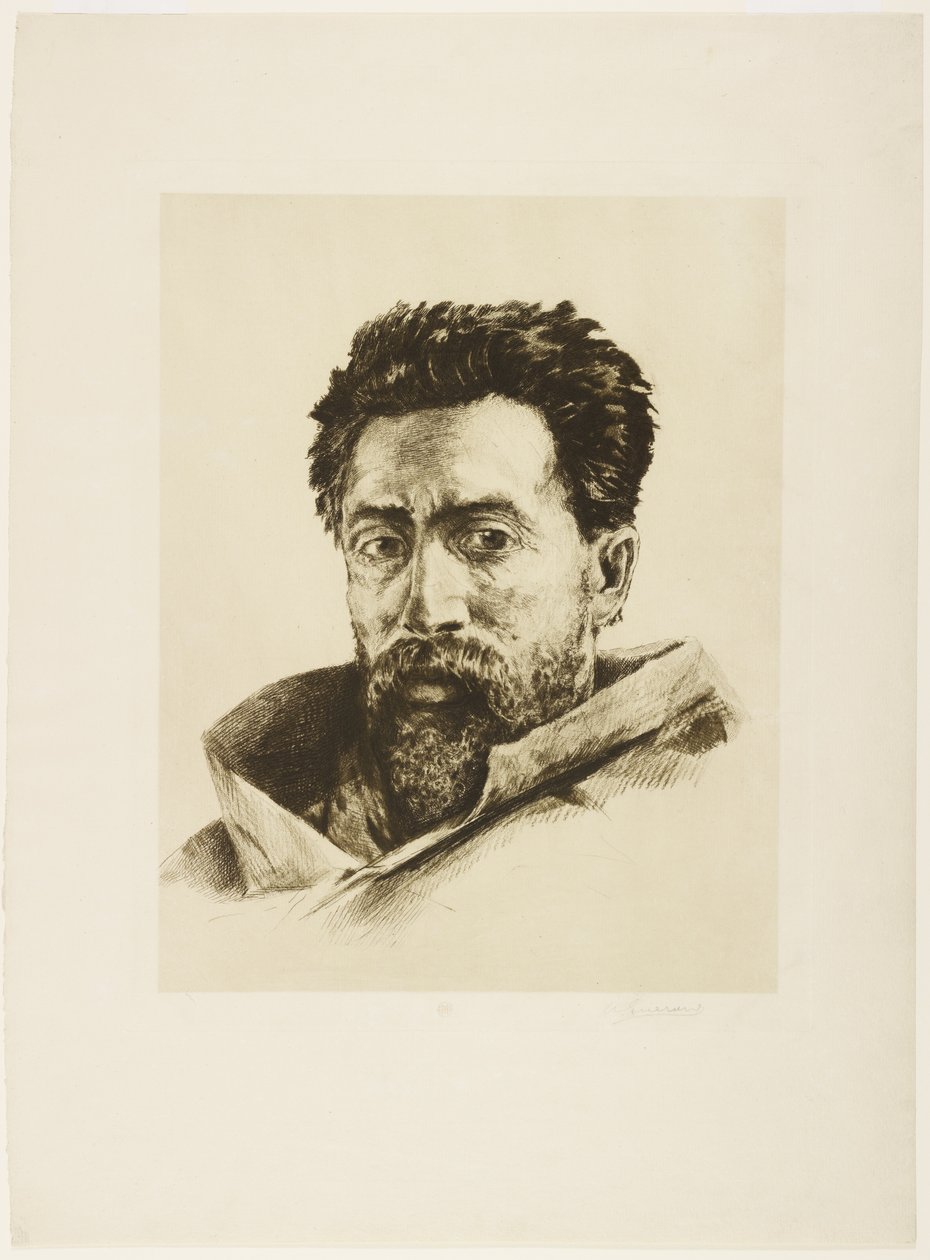 Un huelguista de Henri Charles Guérard