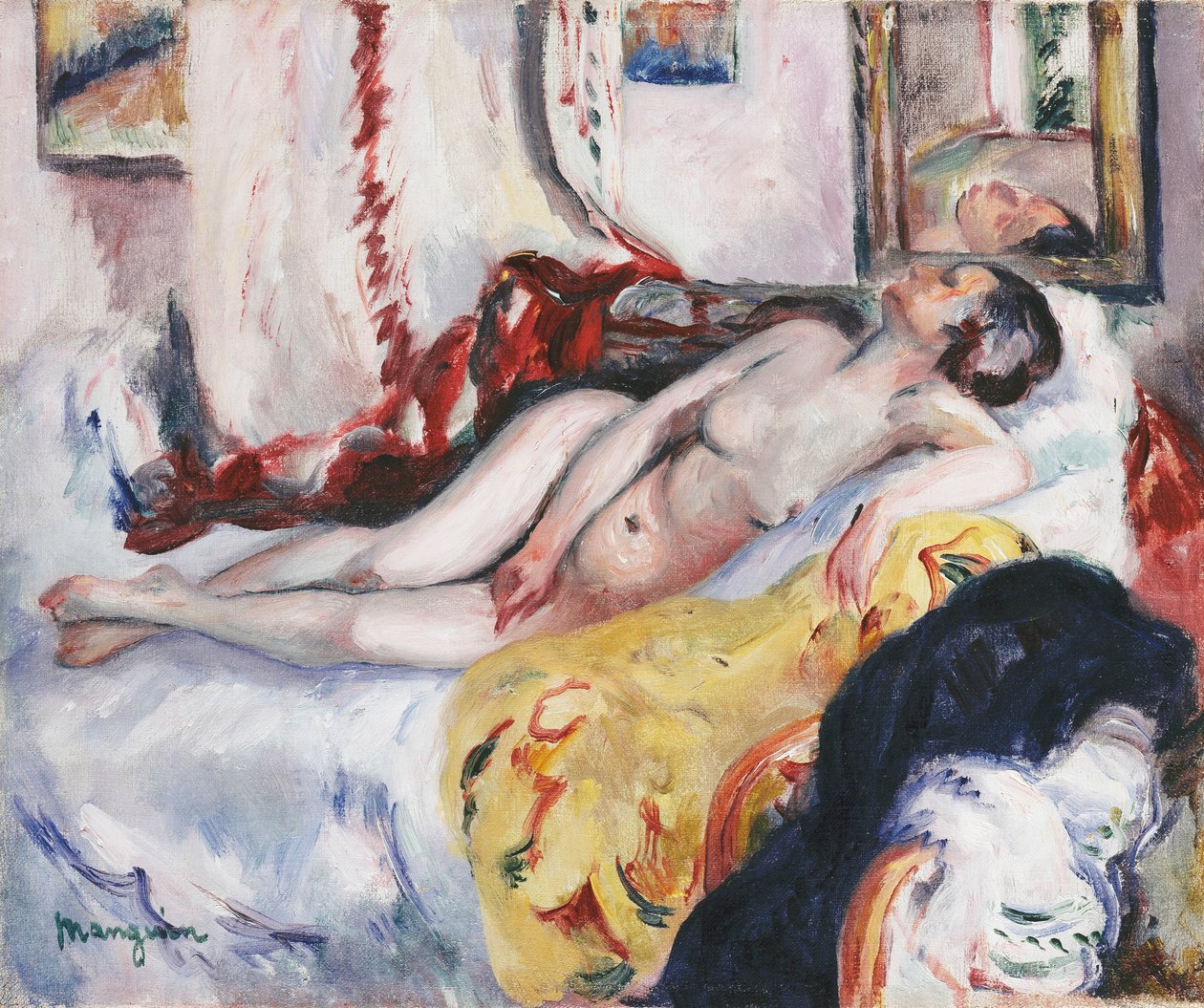 Desnudo Durmiente; Nu Dormido de Henri Charles Manguin