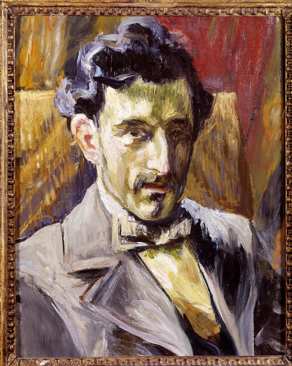Retrato del compositor Maurice Ravel (1875-1937) Pintura de Henri Manguin (1874-1949) 1903 Sol. 0,43x034 m París, musee national d
