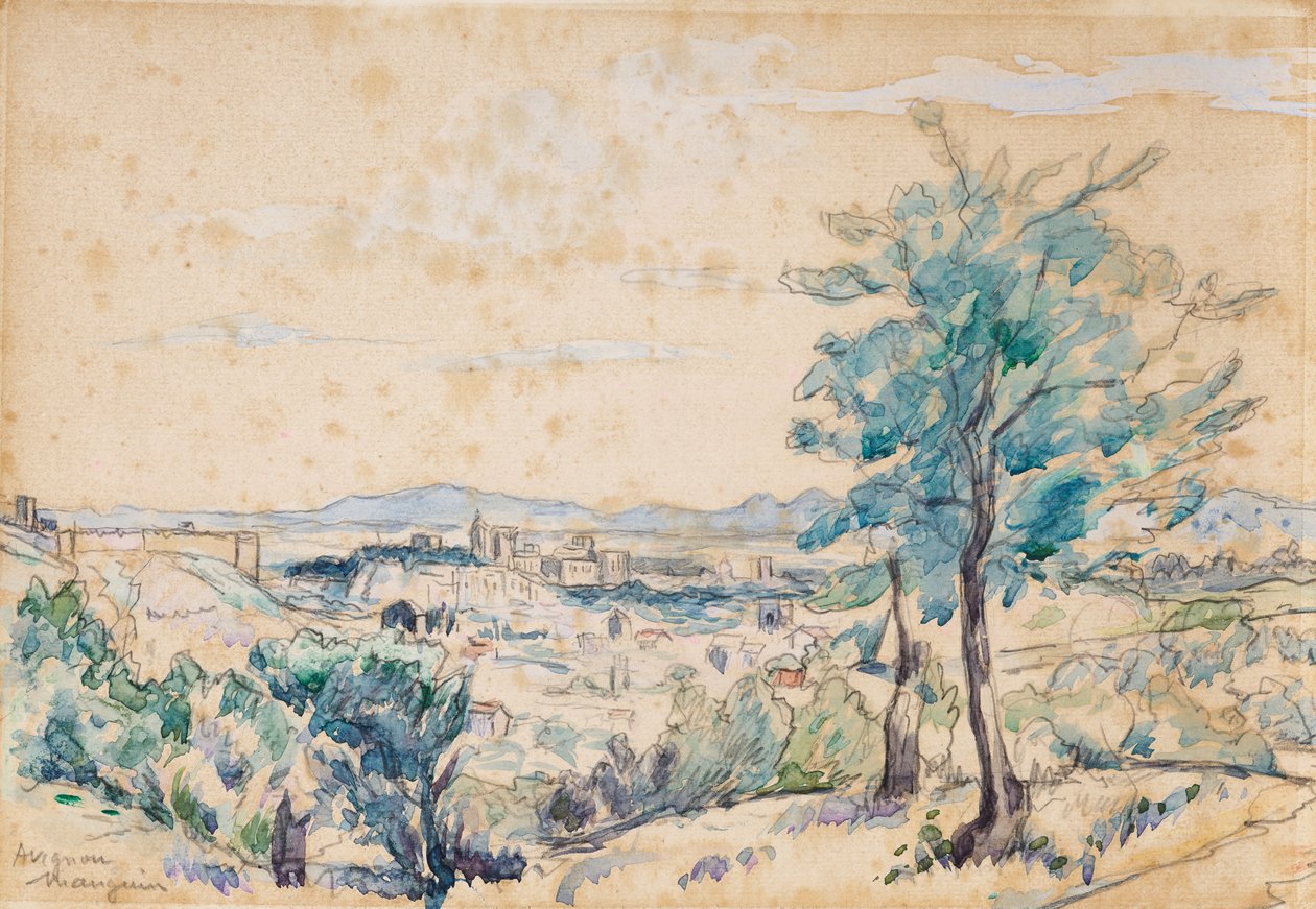 Palacio de los Papas - Aviñón de Henri-Charles Manguin