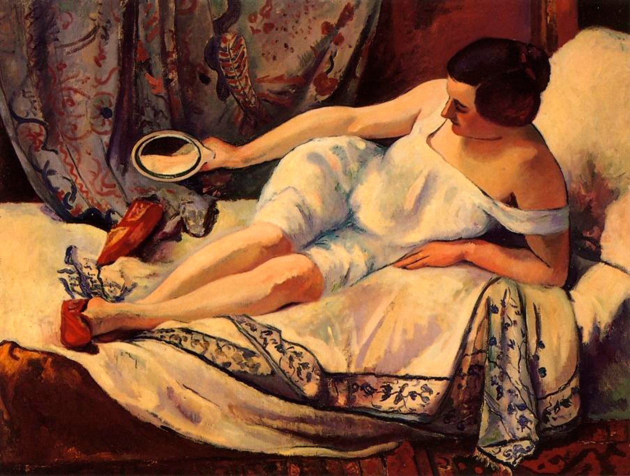 Mujer en alza de Henri Charles Manguin