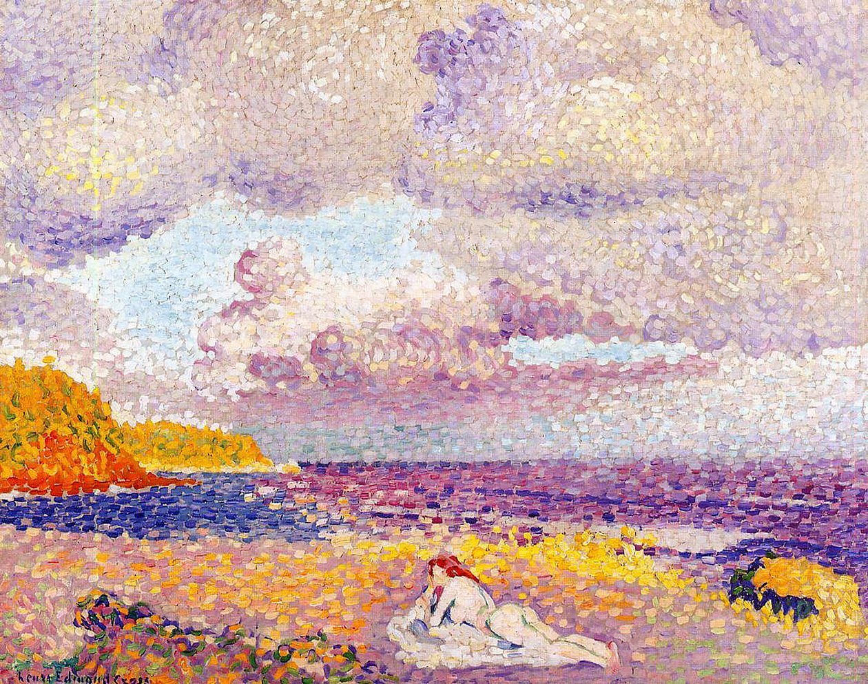 Una tormenta entrante, 1907-08 de Henri Edmond Cross