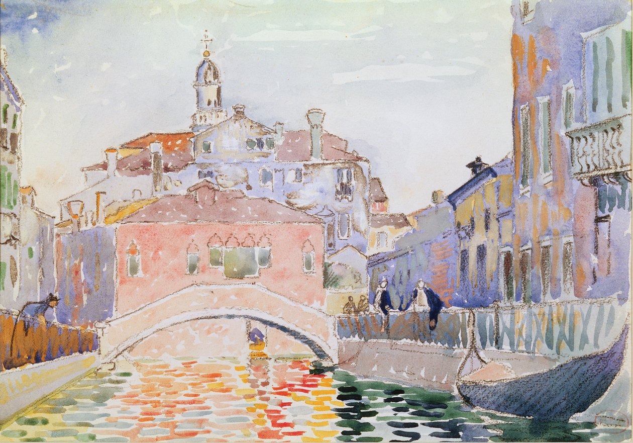 Canal en Venecia de Henri Edmond Cross