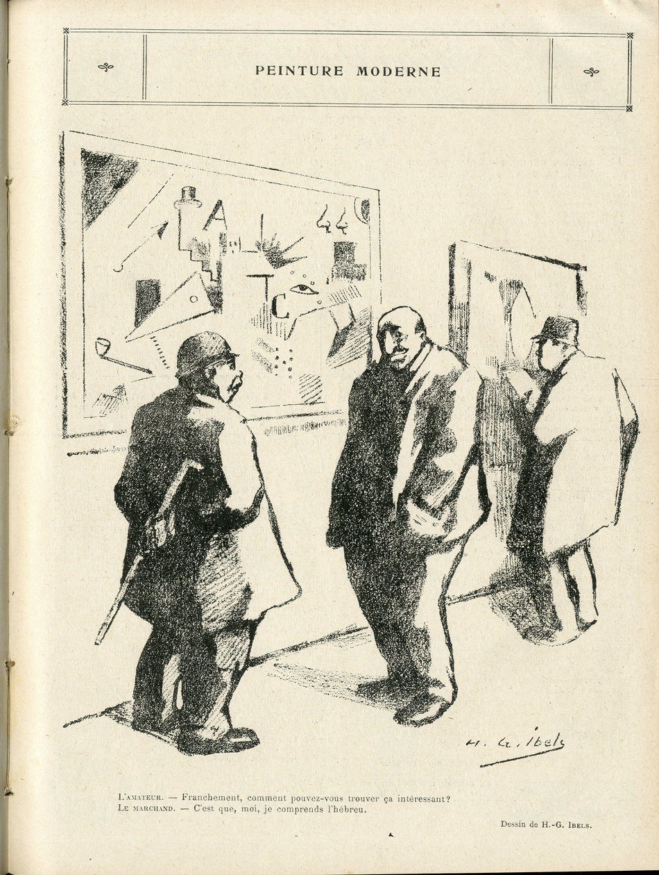 Ilustración en Le Rire, 04/02/22 - Pintura moderna - Arte, Antisemitismo, Vanguardia - Judío de Henri Gabriel Ibels