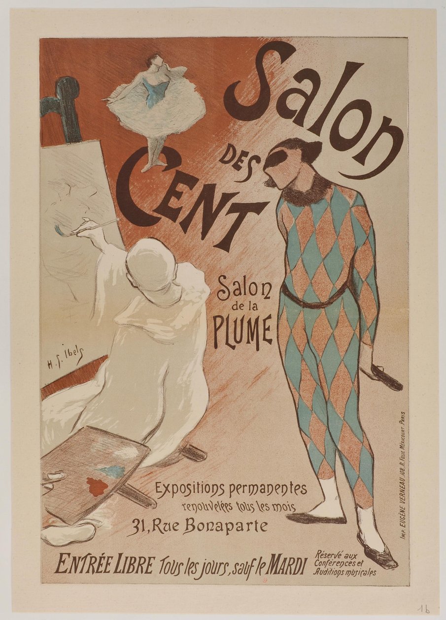 Salon des Cent - febrero de 1894 de Henri-Gabriel Ibels