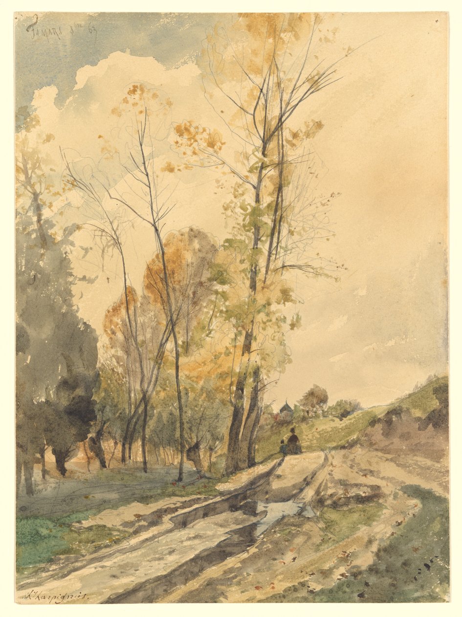 Paisaje en Famars de Henri-Joseph Harpignies
