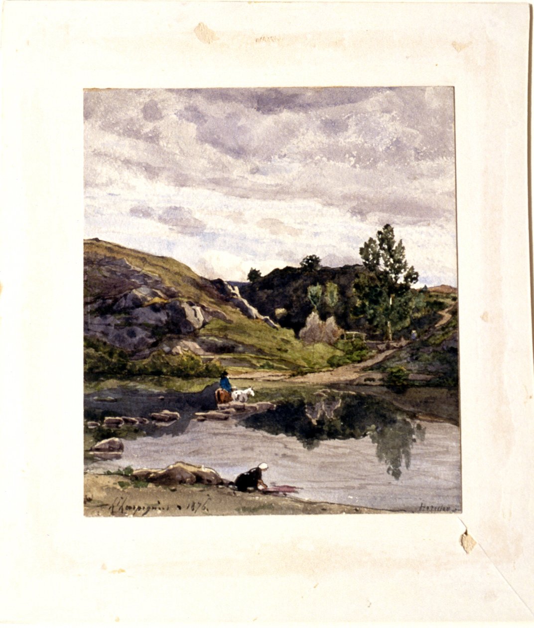 Paisaje fluvial de Henri-Joseph Harpignies