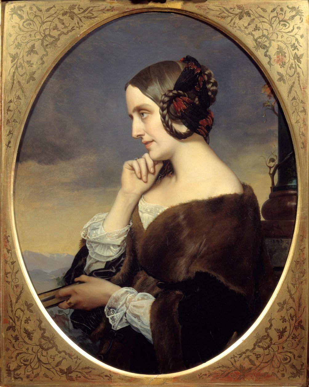 Retrato de Marie de Flavigny (1805-1876) Condesa d