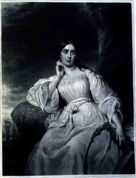 Madame Malibran en el Papel de Desdémona, grabado por Charles Turner, c.1830s de Henri (after) Decaisne