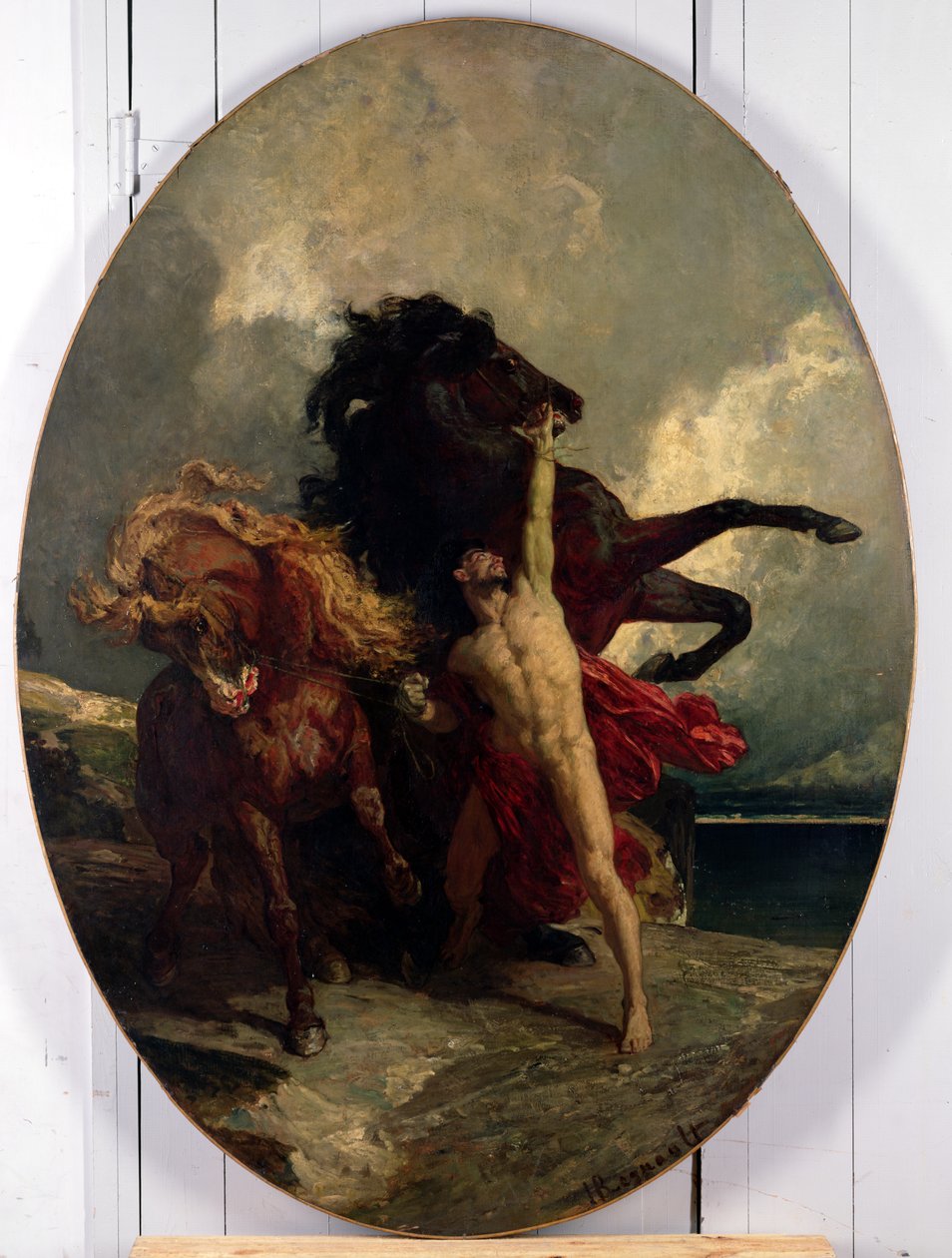 Automedon con los caballos de Aquiles de Henri Alexandre Georges Regnault