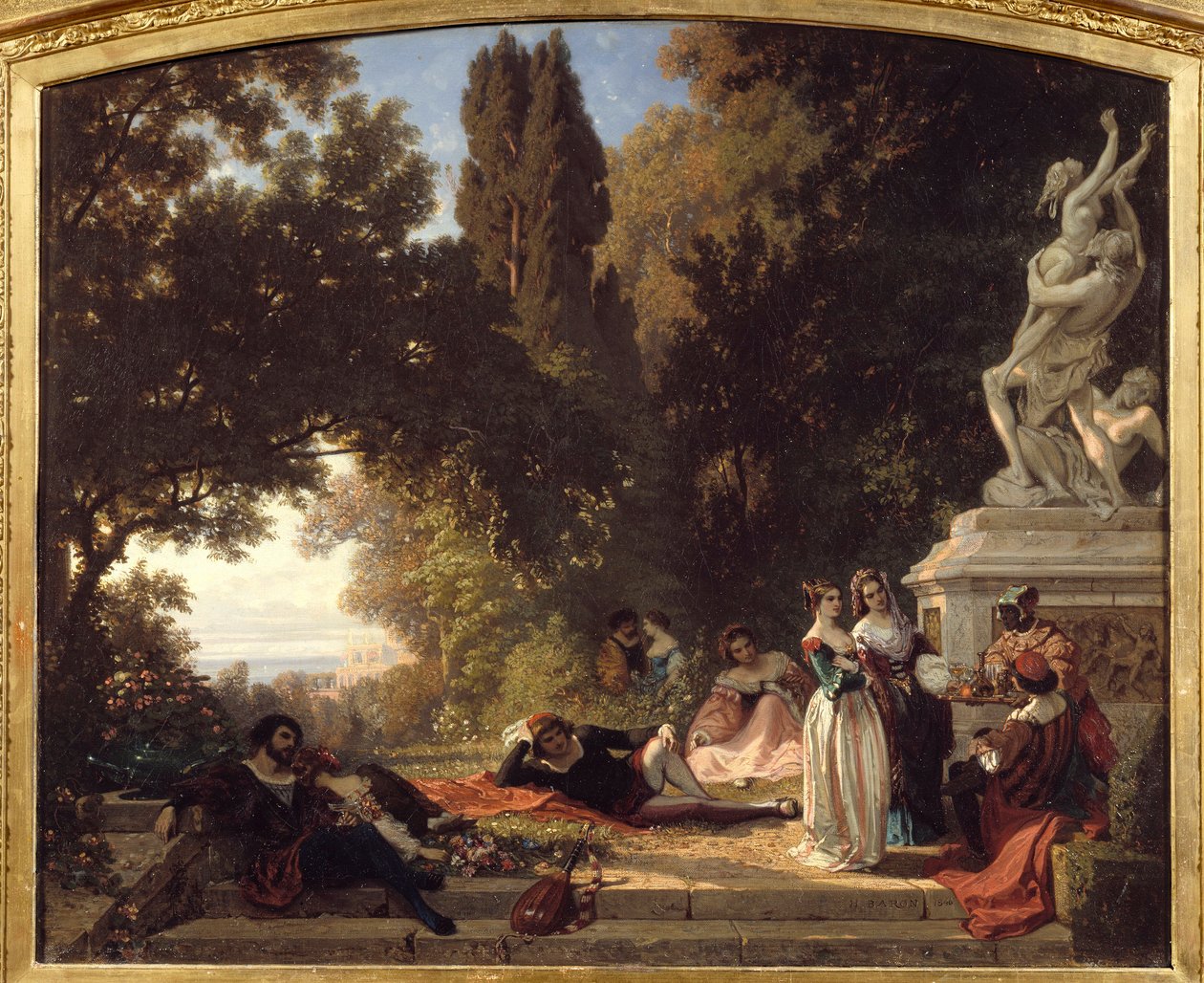 Tarde de verano en Italia de Henri Baron