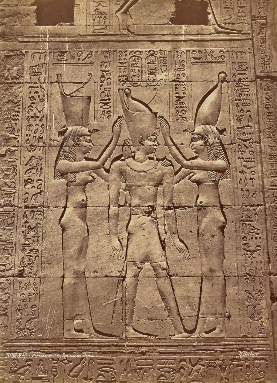 Coronación del rey de Edfu por Désses de Henri Béchard