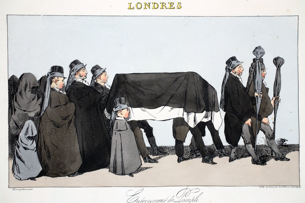 Entierro del Pueblo, ilustración de 