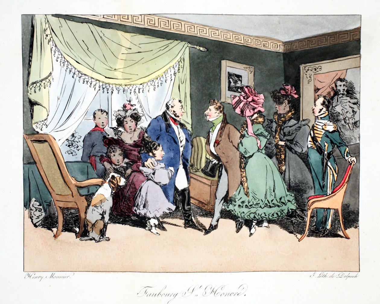 Faubourg St. Honoré, ilustración de 