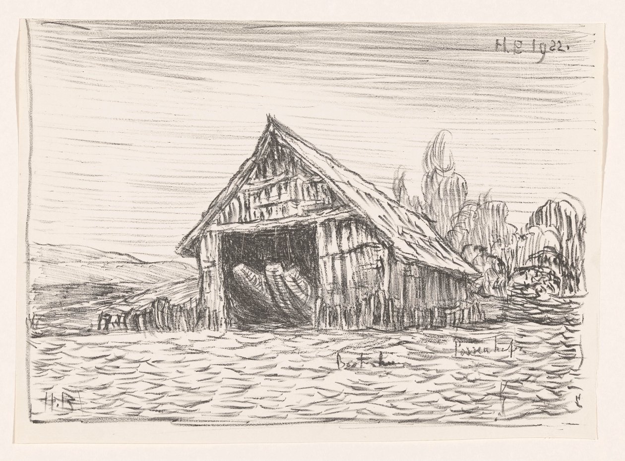 Boothuis in Possenhofen (título original del objeto) de Henri Braakensiek