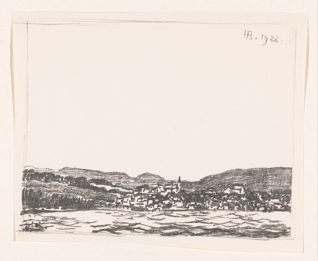 Posición en el lago Starnberg de Henri Braakensiek