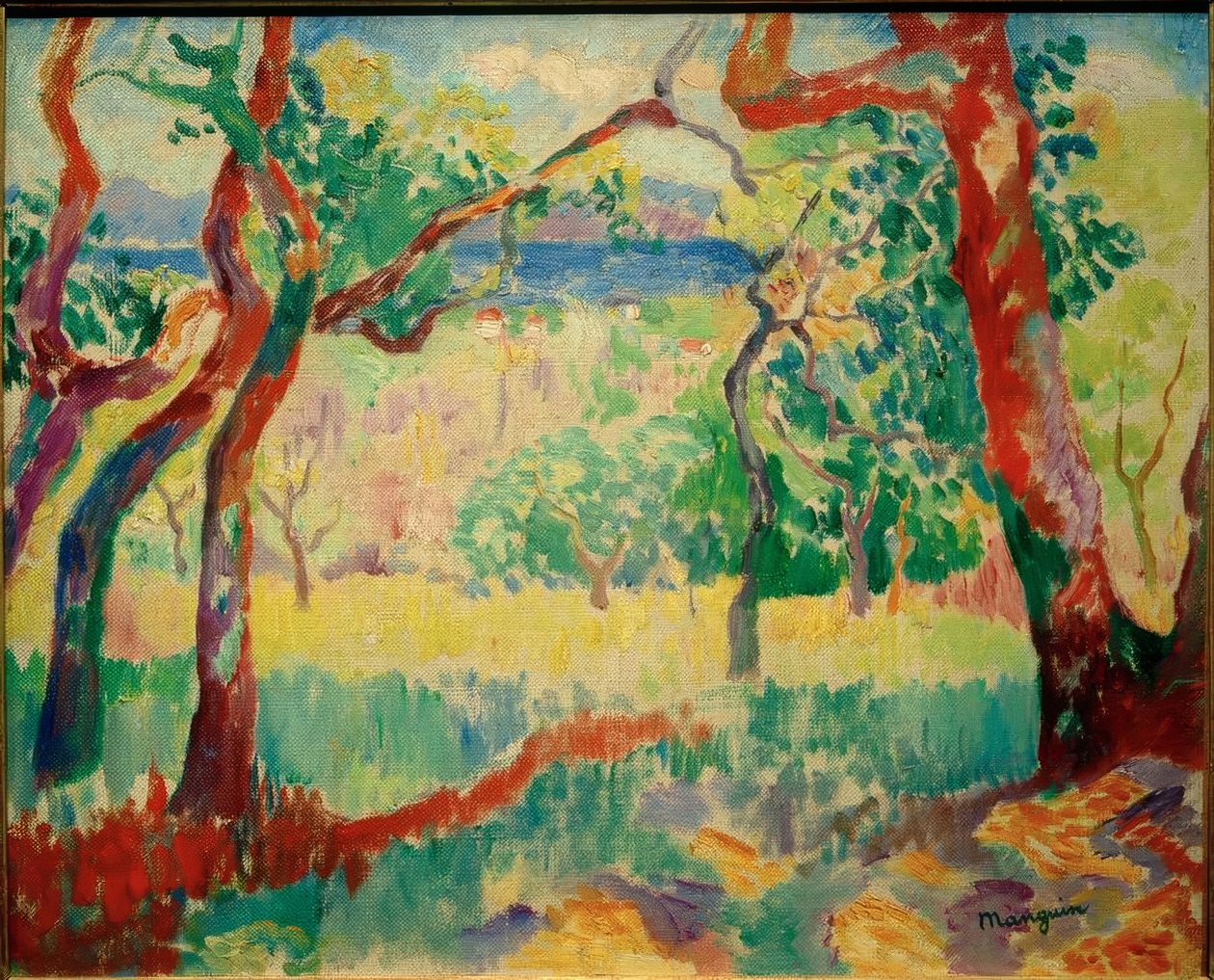 El valle, la villa Demiére de Henri Charles Manguin