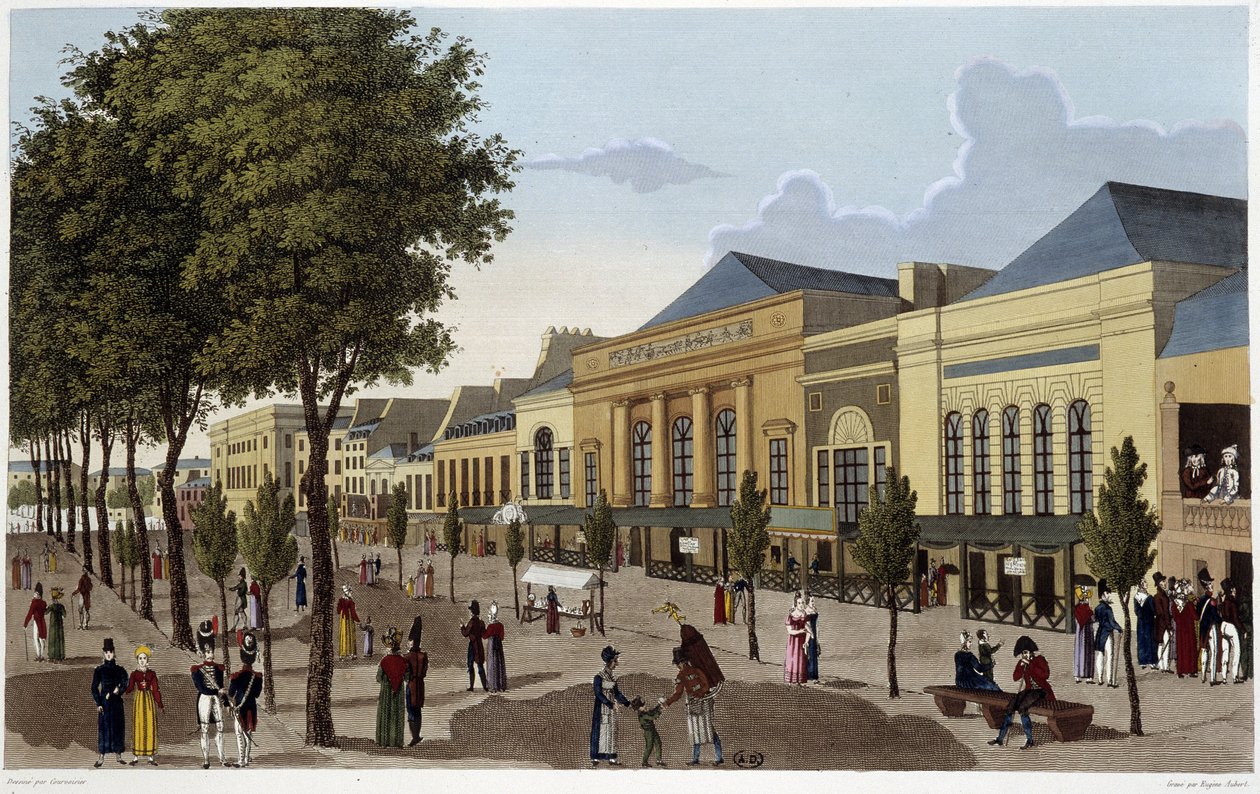 Vista de los teatros de l