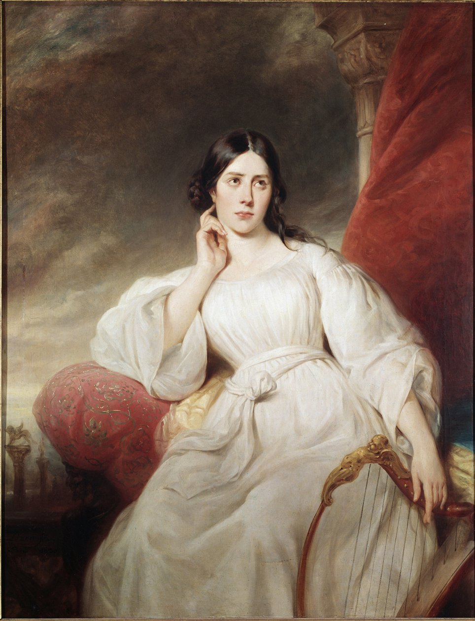 Retrato de Maria Garcia llamada la Malibran, en el papel de Desdémona de Henri Decaisne