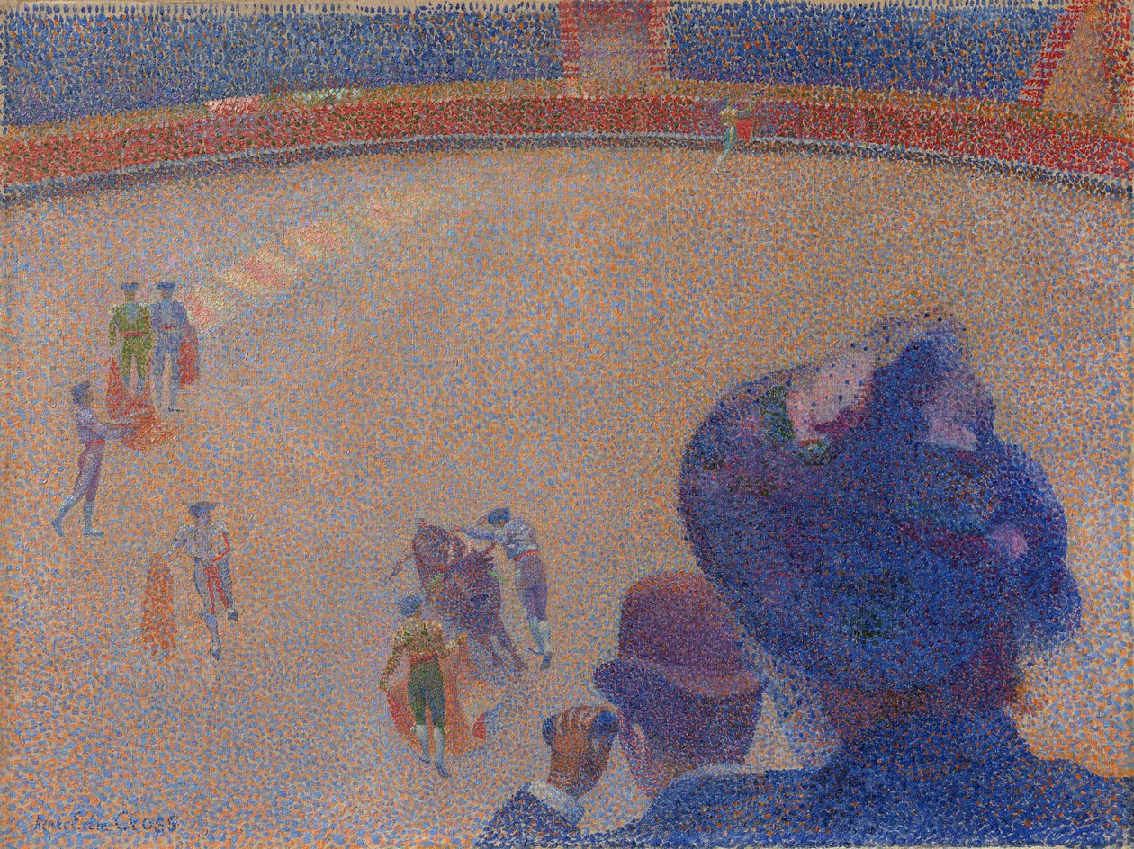 Course de taureaux, 1891-1892 de Henri Edmond Cross
