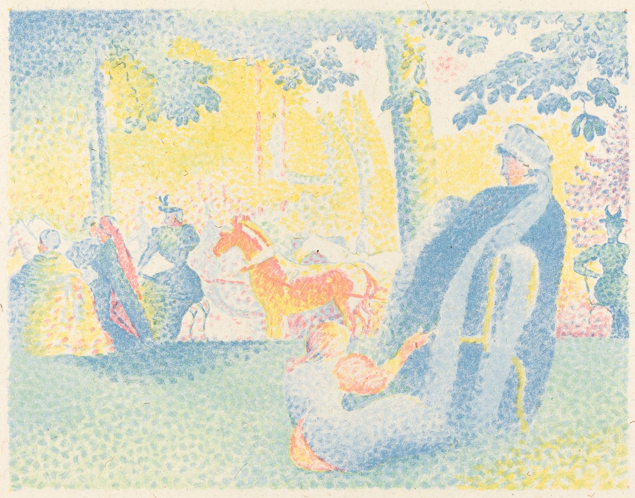 Los Campos Elíseos de Henri Edmond Cross