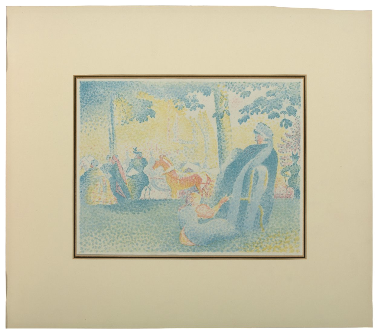 Los Campos Elíseos, de Pan, 1898 de Henri-Edmond Cross