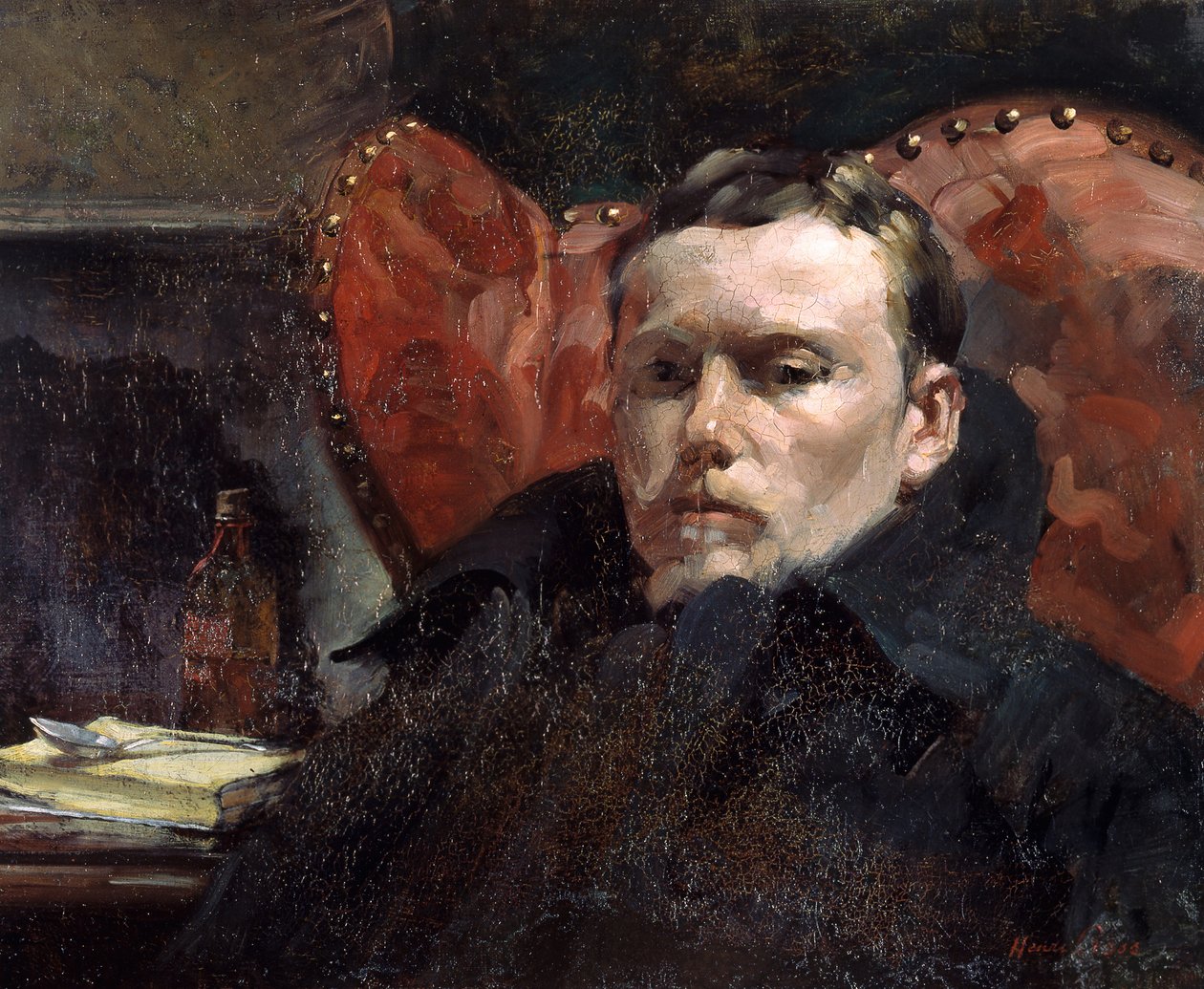 Autorretrato, c. 1883-1885 de Henri Edmond Cross