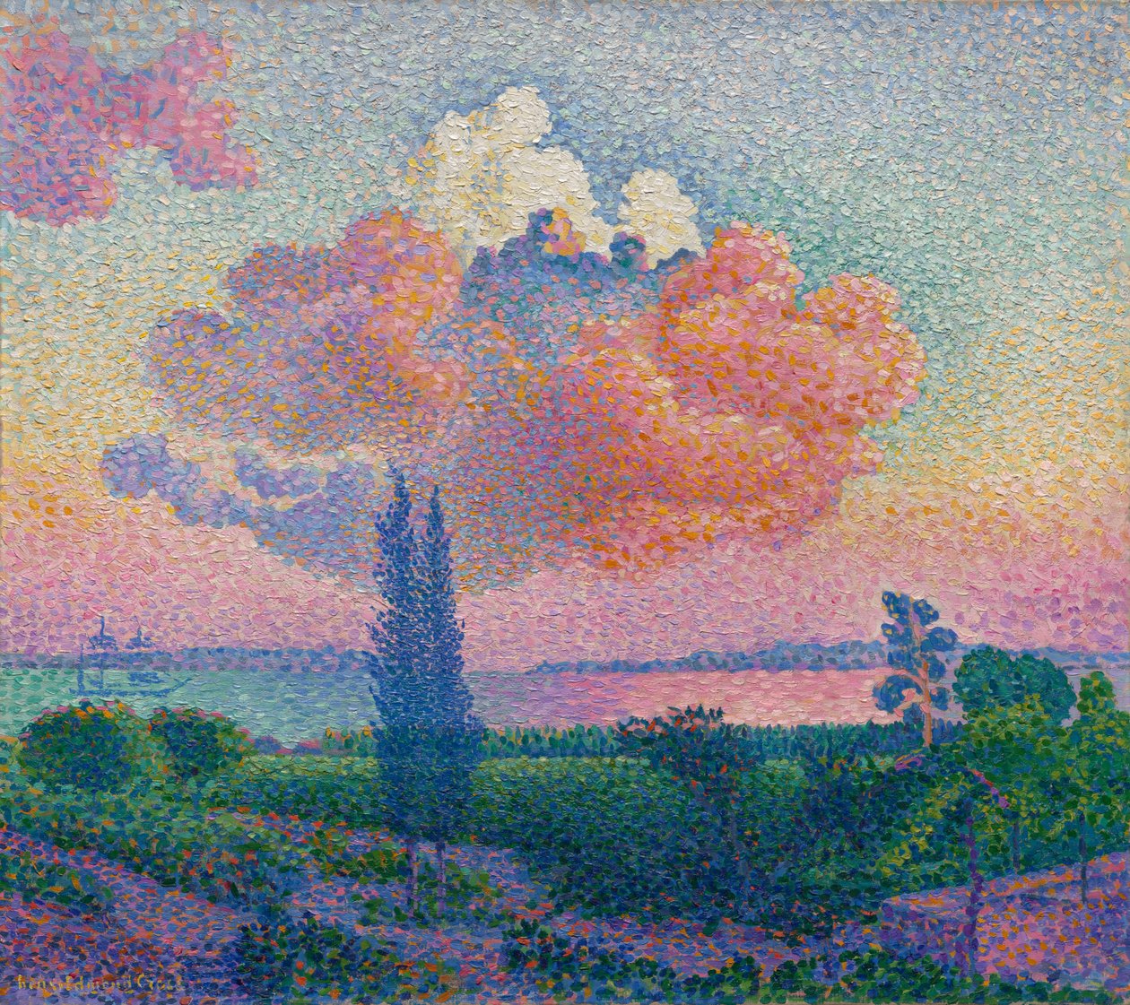 la nube rosa de Henri Edmond Cross