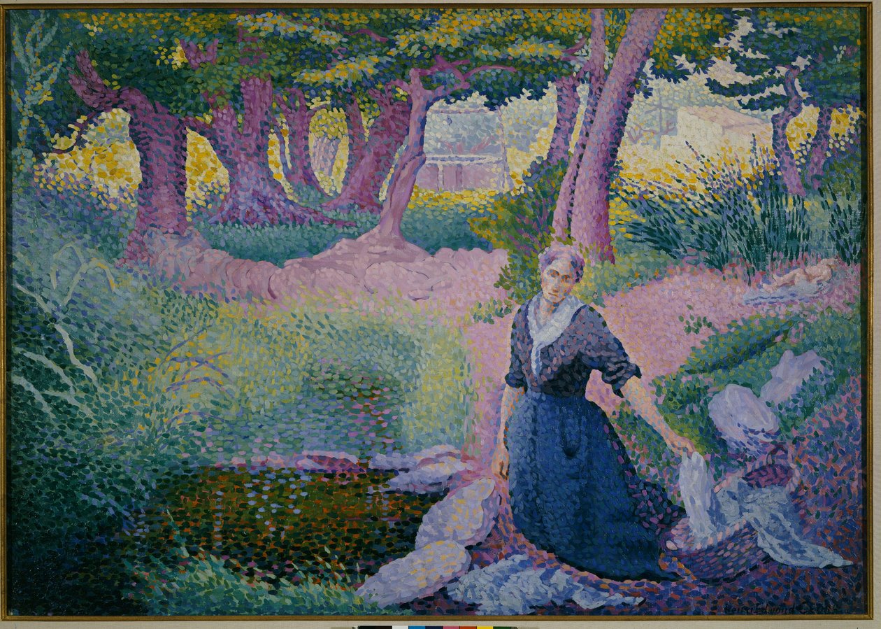 La lavandera, 1895-96 de Henri Edmond Cross