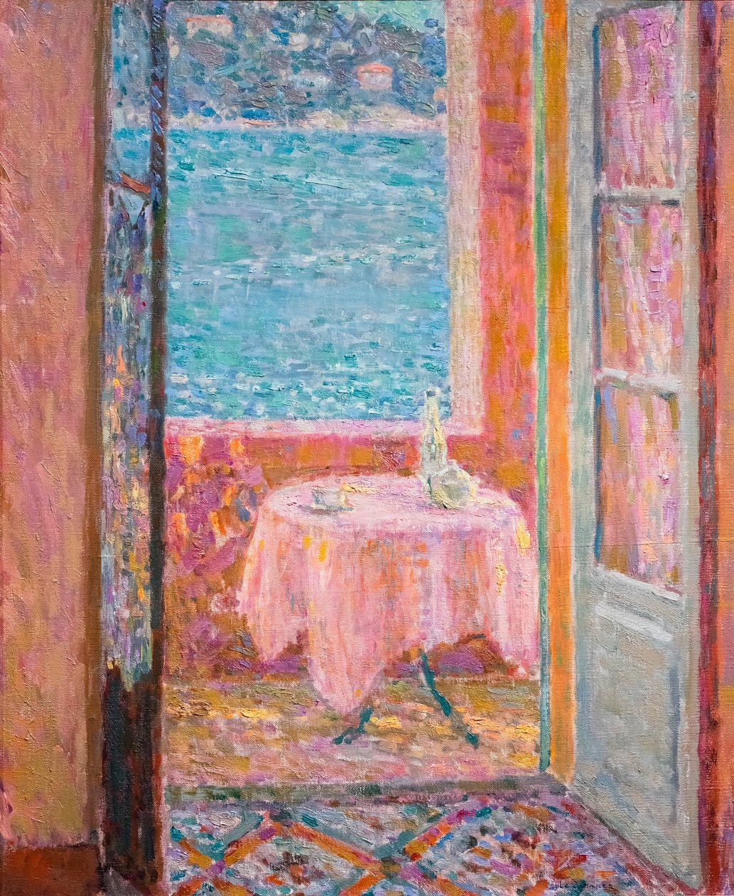 La Table de la mer, Villefranche-sur-mer de Henri Eugene Augustin Le Sidaner