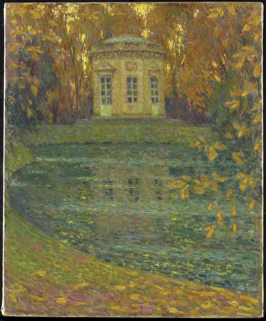 El Belvedere en Trianon, Versalles de Henri Eugene Augustin Le Sidaner