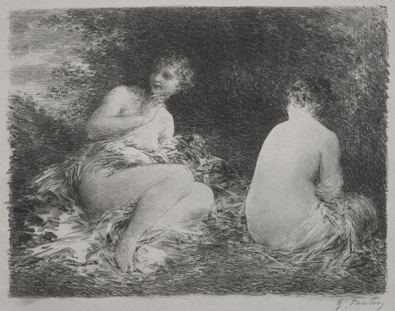 Bañistas de Henri Fantin-Latour