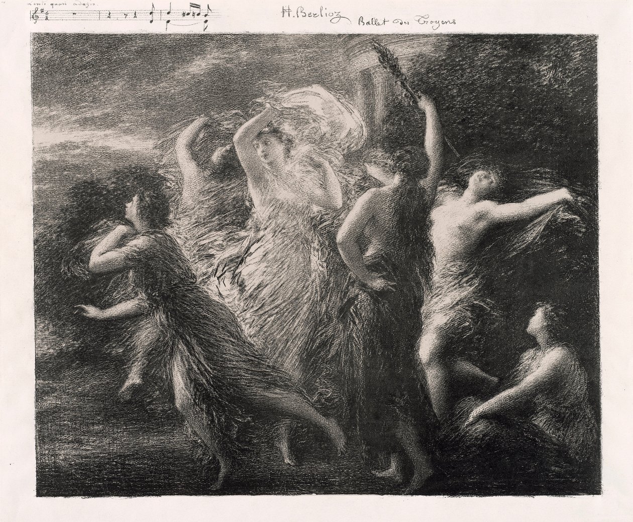 Danza de los Troyanos de Henri Fantin-Latour