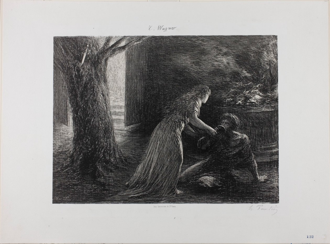 Debut de la valquiria de Henri Fantin-Latour