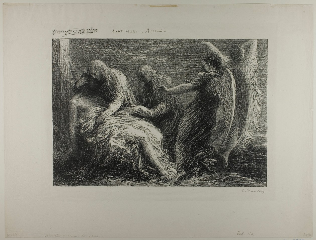 Descendimiento de la cruz de Henri Fantin-Latour