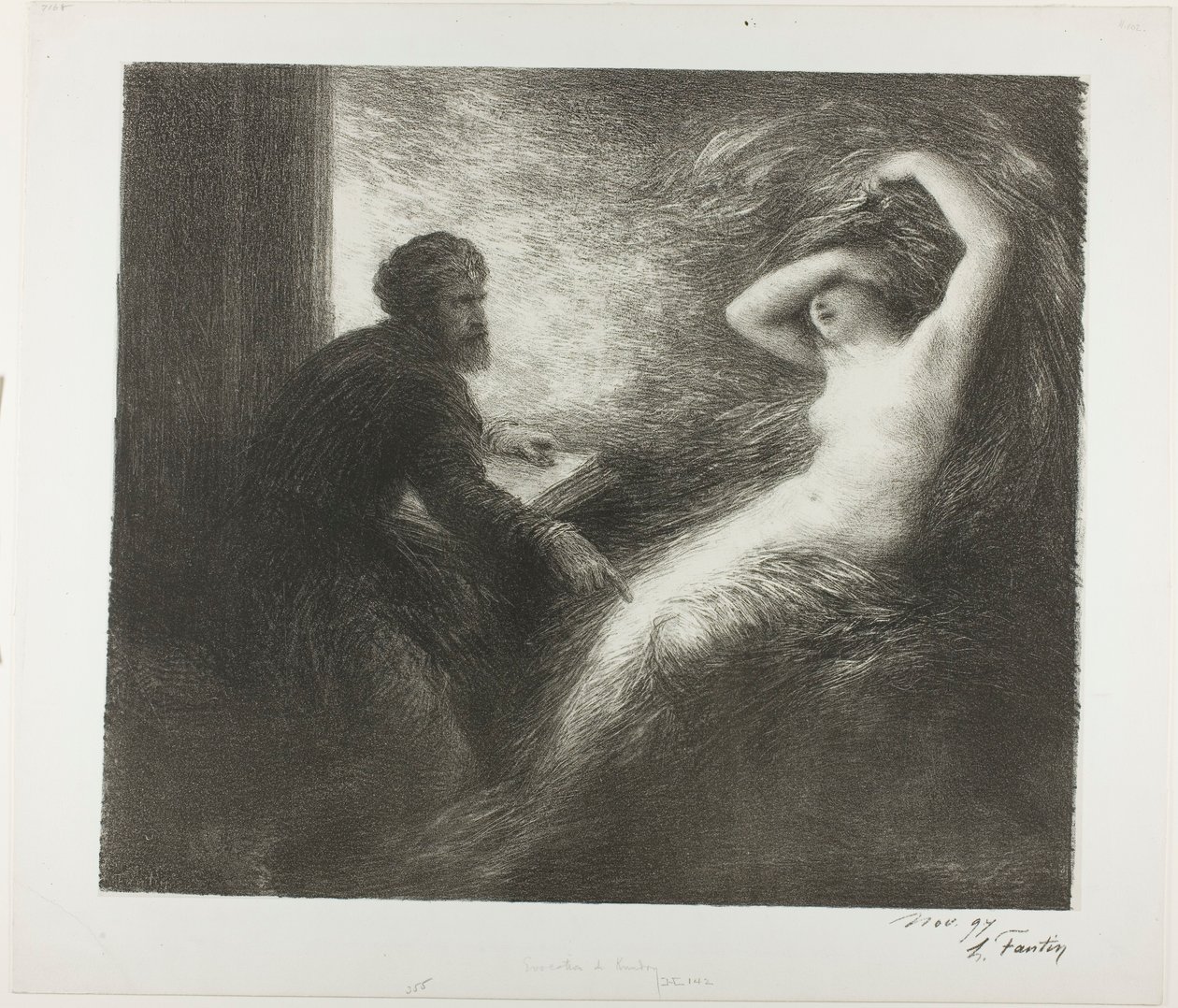 Evocación de Kundry de Henri Fantin-Latour